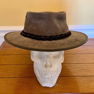 Grey Australian Barmah Hat Size Large